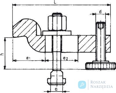 Łapa dociskowa wzmocniona odsadzona 18/36-69mm AMF