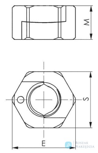 Nakrętka TWINNUT bez kołnierza 6333S-M12 AMF