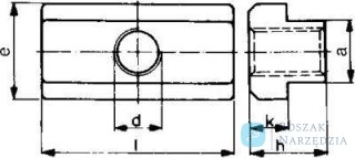 Nakrętka teowa DIN508L M18x20mm AMF