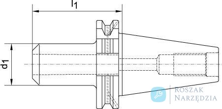 Oprawka do tulej.zaciskowy  DIN69871ADB SK40 10-14mm dokladnosc wysoka HAIMER