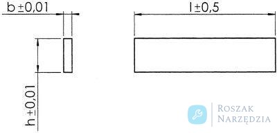 Podkładki równoległe (para) 12x40x150mm AMF