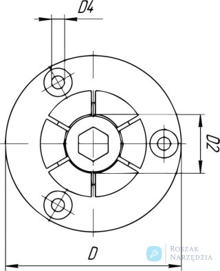 Trzpień mocujący XPA M8x20,00mm MITEE-BITE