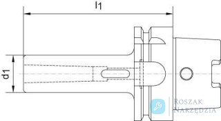Tuleja redukc.DIN69893A HSK-A 63 kszt.DMK4x160mm HAIMER