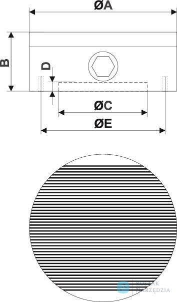 Uchwyt magnetyczny, okrągły z magnesami stałymi RNF 13 FLAIG