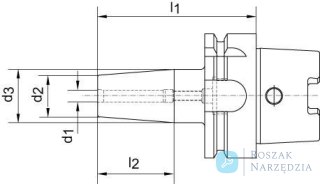 Uchwyt termokurczliwy DIN69863A, A63 10,0x130mm HAIMER