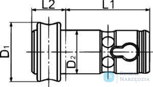 Wkładka narzędziowa E do uchwytów szybkowymiennych SF E26 MK2 FAHRION