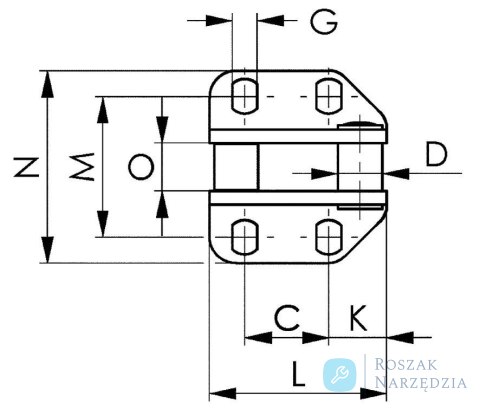 Zaczep 6847G, wielkosc 3 AMF