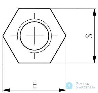 Nakrętka łącząca DIN6334 M22/32 AMF