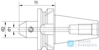 Oprawka zaciskowa Weldon JISB6339ADB BT50 D32mm HAIMER