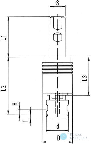 Uchwyt do gwintówania M2-020 M1,4-7 TAPMATIC