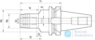 Uchwyt zaciskowy hydrauliczny JIS6339ADB 12x90mm BT40 WTE