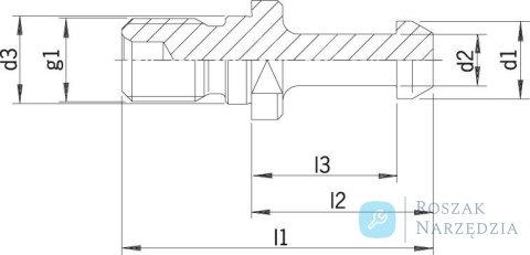 Stworzeń dociągający MORI-SEIKI JISB6339 90° BT40 HAIMER