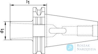 Tuleja redukc. DIN69871A,ksztalt D SK40/MK2 HAIMER