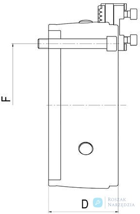 Trójszczękowy uchwyt tokarski klinowy DURO T, wlk.160mm KK 5 RÖHM