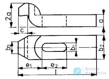 Łapa dociskowa DIN 6316 6,6x60mm AMF
