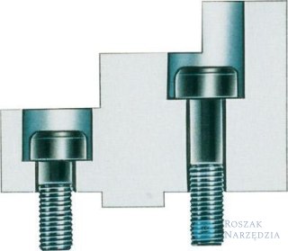 Sruba mocuj.szczęki nasadzanej, wlk.250mm M12x40 RÖHM