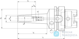 Uchwyt zaciskowy precyzyjny HPH Multi3 6mm HSK-A63 WTE