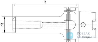 Oprawka do tulejek zaciskowych DIN69893A HSK-A63 10-14x120mm HAIMER