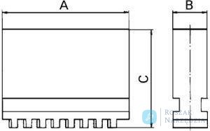 Tarcza pilarska do metaluHSS D1838B 63x4,00x16 32 zeby Stark