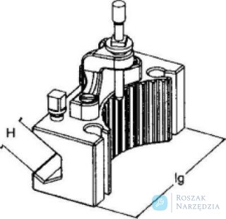 Imak szybkowymienny do wytaczaków, typ H 32 mm SRW