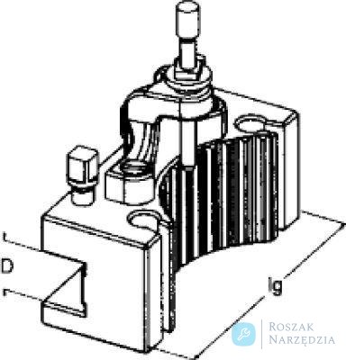 Imak szybkowymienny do noży tokarskich, typ D 25 mm SRW