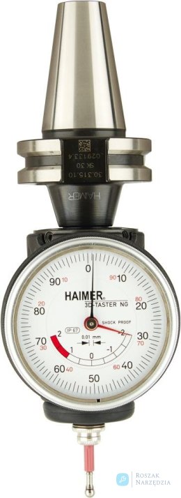 Czujnik zegarowy 3D, HSK-A50 z krótkim adapterem HAIMER