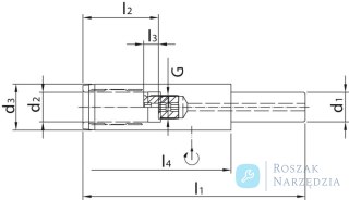 Przedłużka do hydraulicznych uchwytów zaciskowych 20-12mm/150mm WTE