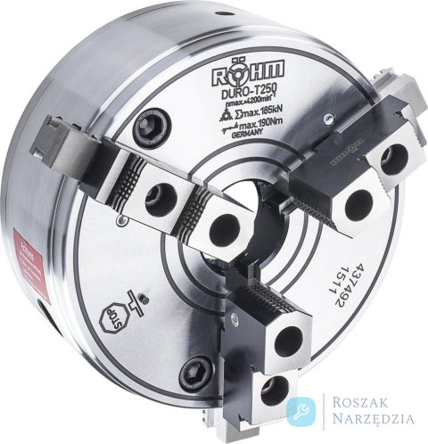 Trojszczękowy uchwyt tokarski klinowy DURO T wlk.315mm KK11 RÖHM Trojszczękowy uchwyt tokarski klinowy DURO T wlk.315mm KK11 RÖHM