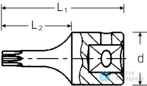 Nasadka 1/4" wkrętakowa T8 TORX (zewn.) krótka STAHLWILLE Nasadka 1/4" wkrętakowa T8 TORX (zewn.) krótka STAHLWILLE
