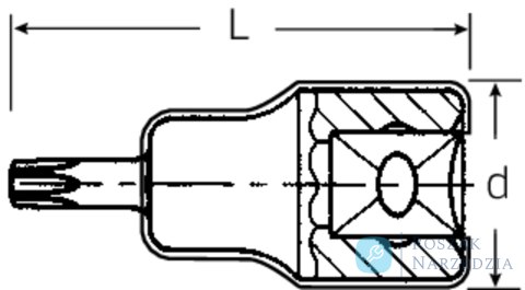 Nasadka 3/8" wkrętakowa T20 TORX, izolowana 1000V VDE STAHLWILLE