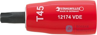 Nasadka 3/8" wkrętakowa T45 TORX, izolowana 1000V VDE STAHLWILLE