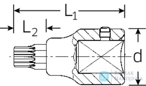 Nasadka 3/4" XZN M14 STAHLWILLE