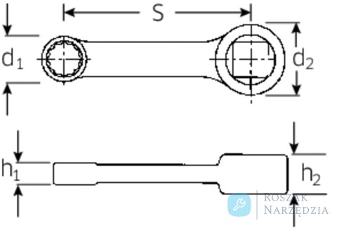 Specjalna końcówka 3/8" rozmiar 1/2" do klucza dynamometrycznego STAHLWILLE