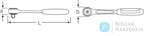 Grzechotka 1/4" STAHLWILLE