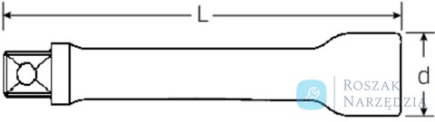 Przedłużka 1/2" 130mm, rozmiar 5 STAHLWILLE