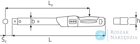 Klucz dynamometryczny 130-650Nm, uchwyt 22x28mm STAHLWILLE