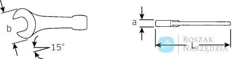 Klucz płaski 95mm do młota STAHLWILLE