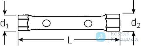 Klucz rurowy nasadowy 30x32mm dwustronny STAHLWILLE