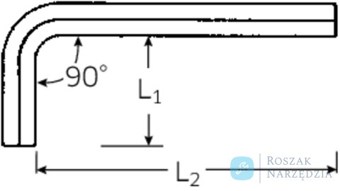 Klucz trzpieniowy 9/64" łamany, krótki STAHLWILLE