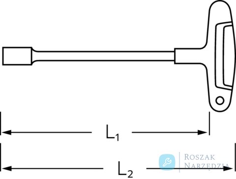Wkrętak nasadowy 12mm z uchwytem 2K poprzecznym STAHLWILLE Wkrętak nasadowy 12mm z uchwytem 2K poprzecznym STAHLWILLE