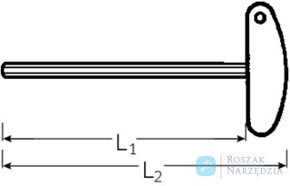 Wkrętak trzpieniowy 2,5mm z uchwytem poprzecznym STAHLWILLE