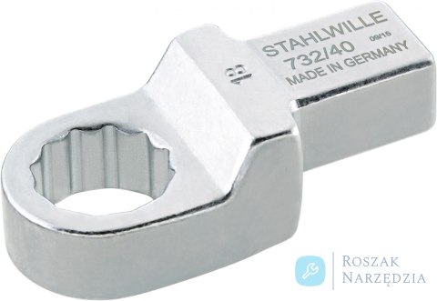 Końcówka wtykowa oczkowa 14x18mm 1/2" do kluczy dynamometrycznych STAHLWILLE