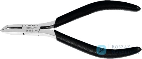 Szczypce ukośne dla elektroników (wysmukłe odg.30st.) L=112mm; polerowane, rękojeść ESD STAHLWILLE Szczypce ukośne dla elektroników (wysmukłe odg.30st.) L=112mm; polerowane, rękojeść ESD STAHLWILLE