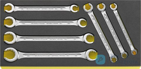 Zestaw TCS 1/3 kluczy oczkowych otwartych 8-22mm, 7-elementowy STAHLWILLE Zestaw TCS 1/3 kluczy oczkowych otwartych 8-22mm, 7-elementowy STAHLWILLE