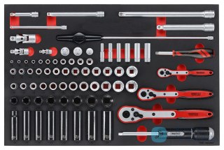 77-elementowy zestaw narzędzi nasadowych Teng Tools TTESK77