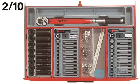 Wózek narzędziowy 715 elementów Teng Tools TCMM715N