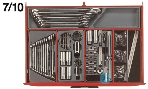 Wózek narzędziowy 715 elementów Teng Tools TCMM715N