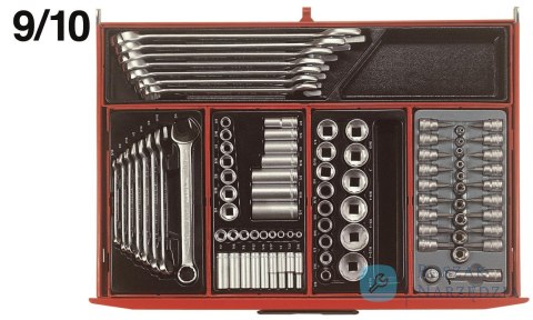 Wózek narzędziowy 715 elementów Teng Tools TCMM715N