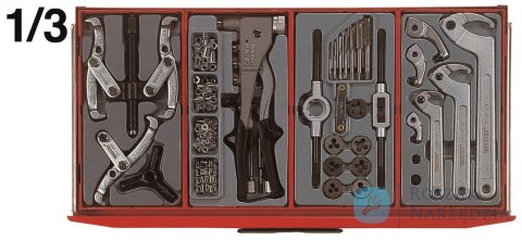 Wózek narzędziowy 715 elementów Teng Tools TCMM715N