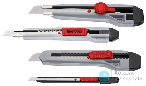 Zestaw noży z odłamywanymi ostrzami Teng Tools 710S
